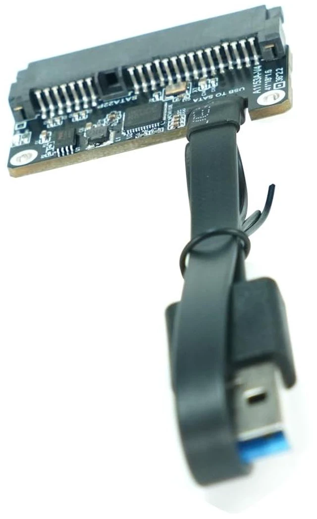 Main image of USB to SATA 22P Adapter Card DIY Portable Hard Drive Board A1153A for 2.5" HDD SSD Enclosure (20CM)