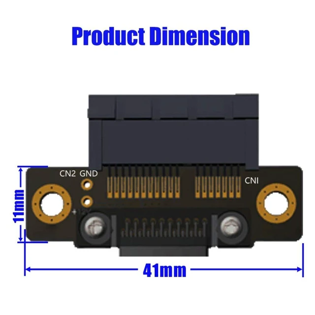 Alt view image 5 of 6 - PCIe 3.0 36PIN 1X to PCIe 1X Extension Cable 20cm PCI-E X1 PCI Express Riser Card Gen3 8Gbps Graphic WLAN Extender Ribbon Cable M-M/F-F (Female to Female)