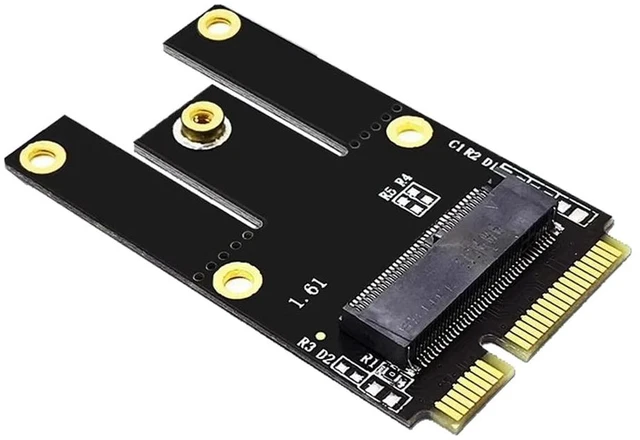 Main image of NGFF M.2 (Key-A+E/Key-E) to Mini PCI-E Express Card,Compatible with Intel AX201 AX200 9260 8265 8260 7260 Card