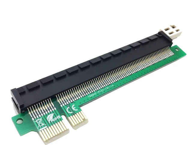 Main image of PCI-E PCIe Express 1X to 16X Riser Extension Card Upward