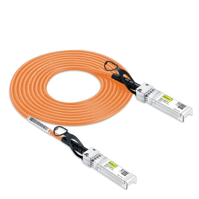 Main image of Orange Colored 10G SFP+ DAC Cable - Twinax SFP Cable for Ubiquiti UACC-DAC-SFP10-4M, 4-Meter(13ft)
