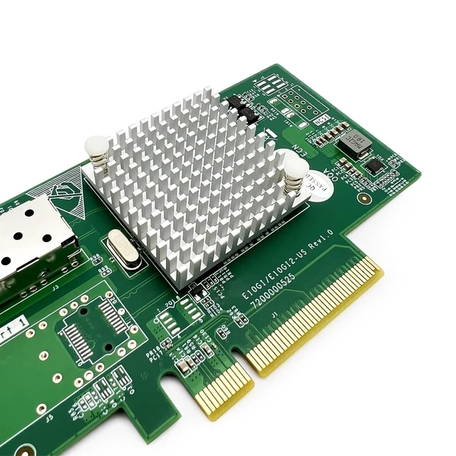 Alt view image 3 of 7 - 10Gb PCI-E NIC Network Card with Intel 82599EN, Single SFP+ Port