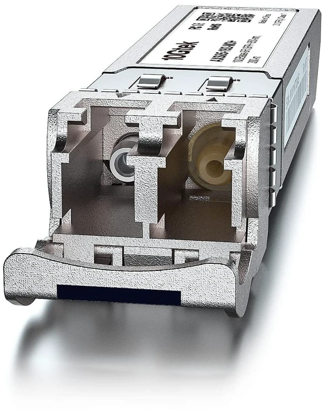 Alt view image 2 of 5 - Industrial Grade 10GBase-SR SFP+ Transceiver, 10G 850nm MMF, up to 300 Meters, Compatible with Cisco SFP-10G-SR, Meraki MA-SFP-10GB-SR, Ubiquiti UniFi UF-MM-10G, Fortinet, Netgear and More,2 Pack