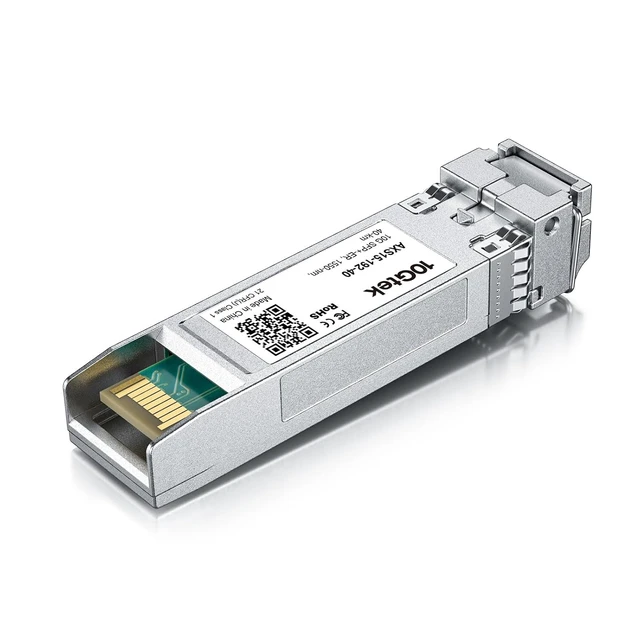 Alt view image 4 of 7 - 10GBase-ER SFP+ Transceiver, 10G 1550nm SMF, up to 40 km, Compatible with Ubiquiti UniFi