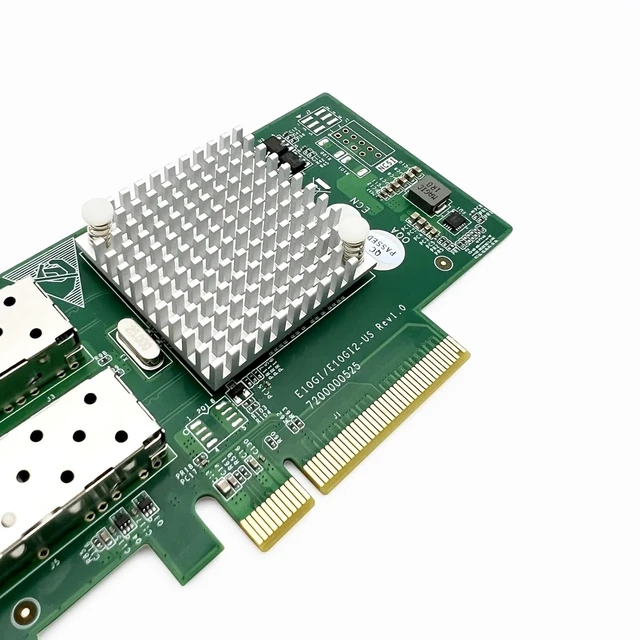 Alt view image 3 of 7 - 10Gb PCI-E NIC Network Card with Intel 82599ES, Dual SFP+ Ports