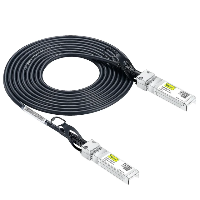Main image of SFP+ DAC Twinax Cable, Passive, Compatible with Mikrotik S+DA0005, 5 Meter(16.4ft)