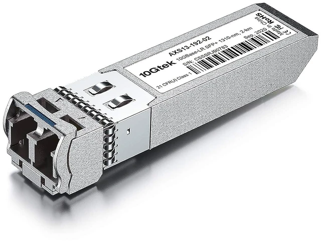 Main image of 10G SFP+ IR Transceiver, 10GBase-LR Lite 1310nm SMF Module for Cisco SFP-10G-LRM2, Meraki, Ubiquiti UniFi, Mikrotik, Netgear AXM764, Supermicro, TP-Link, up to 1.4 km,