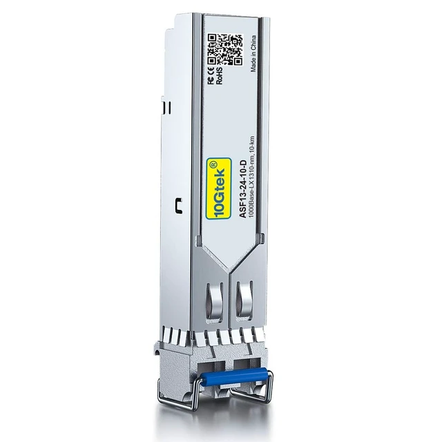 Alt view image 5 of 7 - 1.25G SFP Transceiver 1000Base-LX, 1310nm SMF SingleMode Fiber Optic Module, up to 10 km, for Cisco GLC-LH-SMD, Meraki MA-SFP-1GB-LX10, Ubiquiti UniFi, Fortinet, Mikrotik, TP-Link, Pack of 2