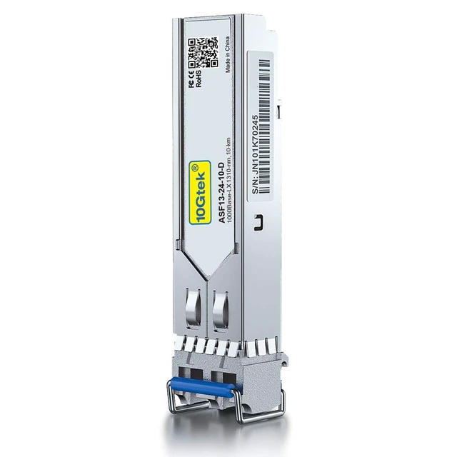 Alt view image 7 of 7 - 1.25G SFP Transceiver 1000Base-LX, 1310nm SMF SingleMode Fiber Optic Module, up to 10 km, for Cisco GLC-LH-SMD, Meraki MA-SFP-1GB-LX10, Ubiquiti UniFi, Fortinet, Mikrotik, TP-Link, Pack of 2