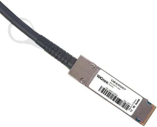 Alt view image 2 of 6 - 40G QSFP+ DAC Cable - 40GBASE-CR4 Passive Direct Attach Copper Twinax QSFP Cable for Cisco QSFP-H40G-CU4M, Meraki, Supermicro, Mikrotik, Open Switch Devices, 4-Meter(13ft)