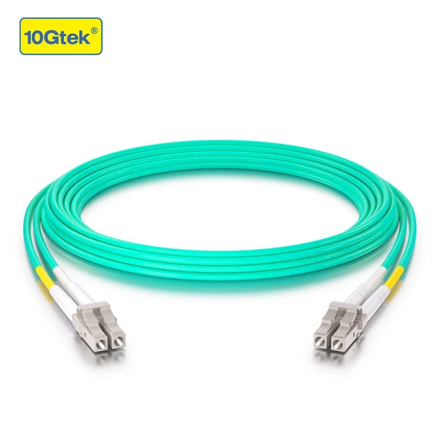 Alt view image 4 of 5 - Fiber Patch Cable - 10Gb/Gigabit Multi-Mode Jumper Duplex 50/125m LSZH Fiber Optic Cord for SFP Transceiver, Aqua, 70-Meter(230ft)