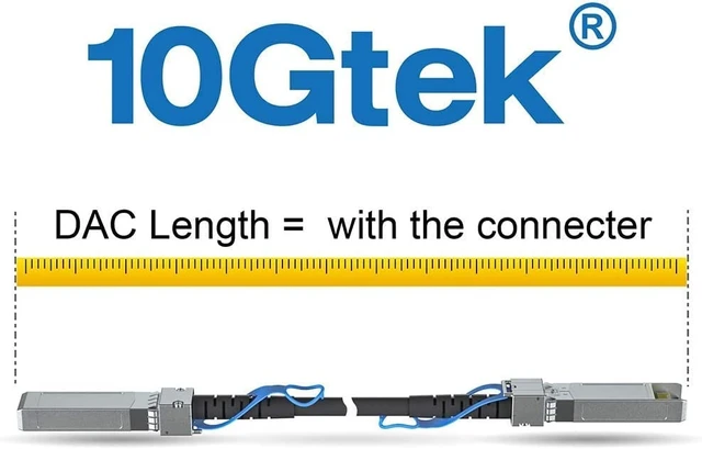 Alt view image 4 of 7 - 1.25G SFP DAC Twinax Cable - Gigabit Passive Direct Attach Copper Twinax SFP Cable for Cisco SFP-1GBASE-CU0.25M, Ubiquiti UniFi, Fortinet, Netgear, TP-Link and More, 0.25-Meter(0.82ft)