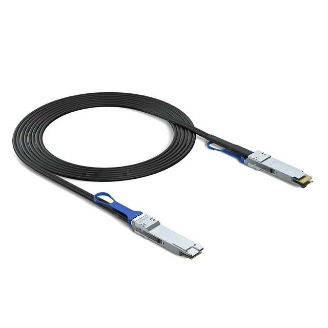 Main image of 400GBASE QSFP-DD to QSFP-DD Passive Direct Attach Copper Twinax Cable, for Juniper QDD-400G-DAC-1M, 1-Meter(3.3ft)