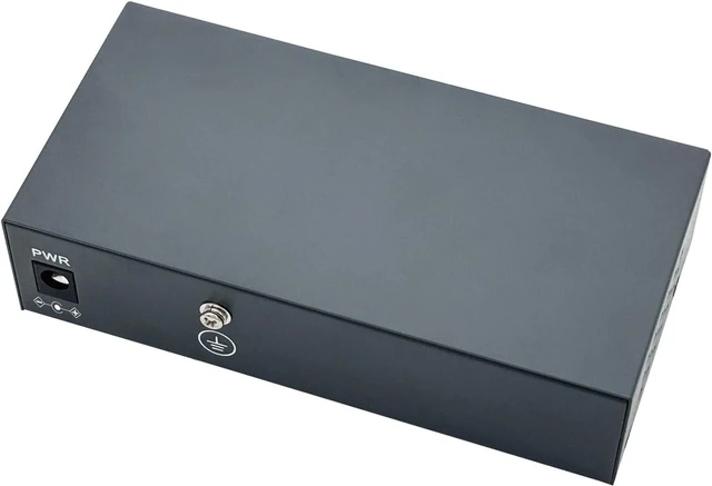 Alt view image 7 of 7 - 6 Port 2.5G Unmanaged Switch, 4 x 2.5G Base-T Ports, 2 x SFP+ Ports, Support 10/100/1000/2500Mbps Adaptation, Plug & Play | Ethernet Splitter