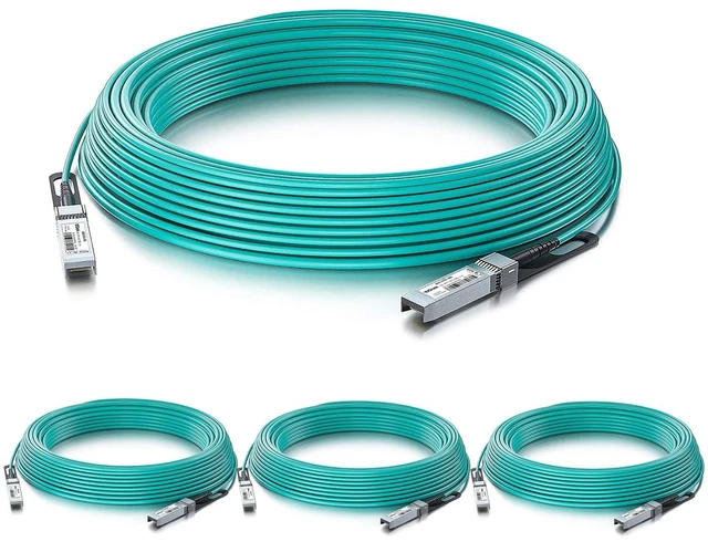 Main image of 10G SFP+ AOC Fiber Cable for Cisco SFP-10G-AOC2M, 2m/6.6ft, 4-pack