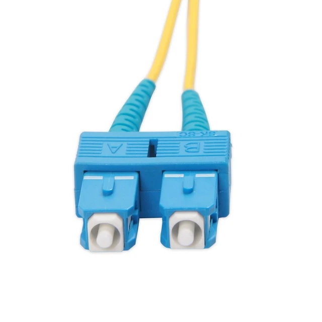Alt view image 6 of 7 - Fiber Patch Cable - LC to SC OS2 1G/10G Singlemode Jumper Duplex 9/125 LSZH Fiber Optic Cord, Yellow, 10-Meter(32.8-ft)