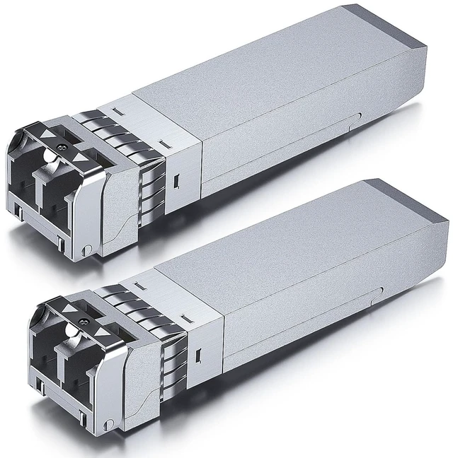 Main image of SFP28 25GBase-SR Transceiver, 25G SFP+ SR Duplex LC MMF Optical Module for Cisco SFP-25G-SR-S, 850nm, DDM, up to 100m, 2-Pack