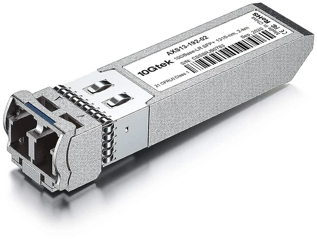 Main image of 10GBase-LRM SFP+ Transceiver, MultiMode LC Fiber Optic Module, up to 220m Over MMF, for HP ProCurve, HPE Aruba J9152A/J9152D