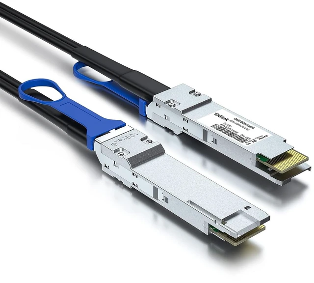 Alt view image 3 of 6 - 400G QSFP-DD DAC Cable - 400GBASE QSFP-DD to QSFP-DD Passive Direct Attach Copper Twinax Cable for Mellanox MCP1660-W002E26, 2-Meter(6.5ft)