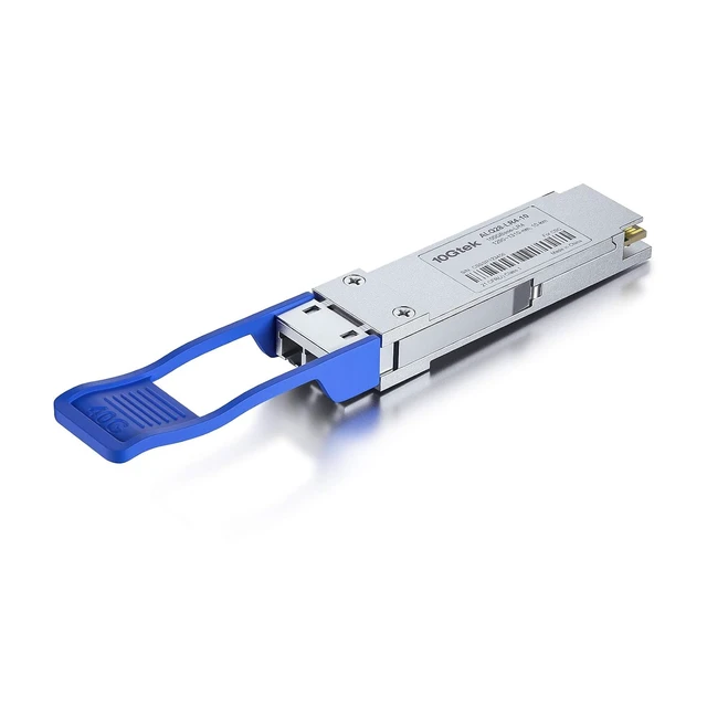 Main image of 40GBASE-LR4 QSFP+ LC Single-Mode Transceiver, 40 Gigabit SMF Optical Module for Intel E40GQSFPLR, 4 CWDM Lanes, QDR, DDM, 10km