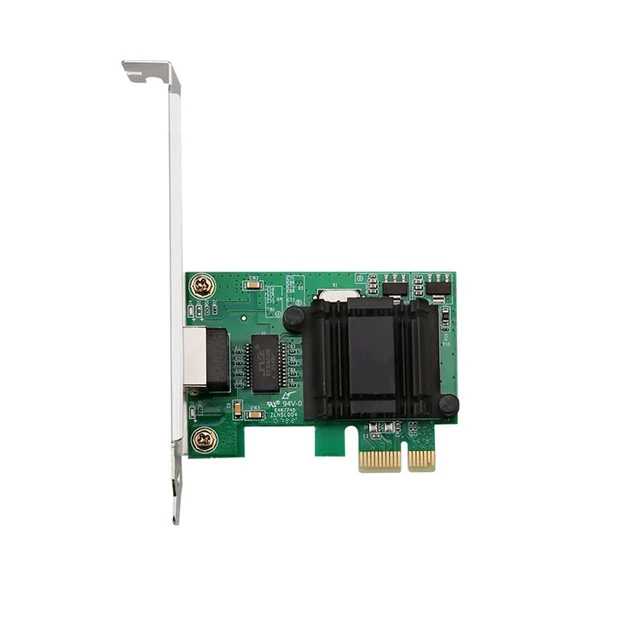 Alt view image 5 of 7 - 1G Gigabit Desktop PCI-e Network Adapter (NIC) with Intel 82574L Chip, 100/1000Mbps Ethernet Network Card, Single Copper RJ45 Port, PCI-e X1, Compare to Intel EXPI9301CT/EXPI9301CTBLK