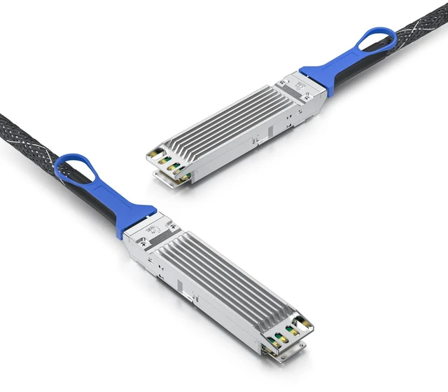 Main image of 800Gb/s OSFP DAC Compatible for NVIDIA MCP4Y10-N001, 8-Channel OSFP Fin-top to 800G Fin-top Cable,NDR Infiniband and Ethernet Solutions