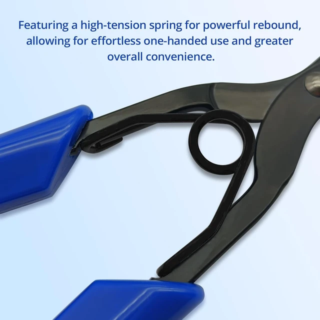 Alt view image 3 of 5 - Fiber Connector Pliers - Precision Flange Tool for SC, LC, MPO, MTP Connectors, Long Nose with Non-Slip Handle for High-Density Panels & Network Installation