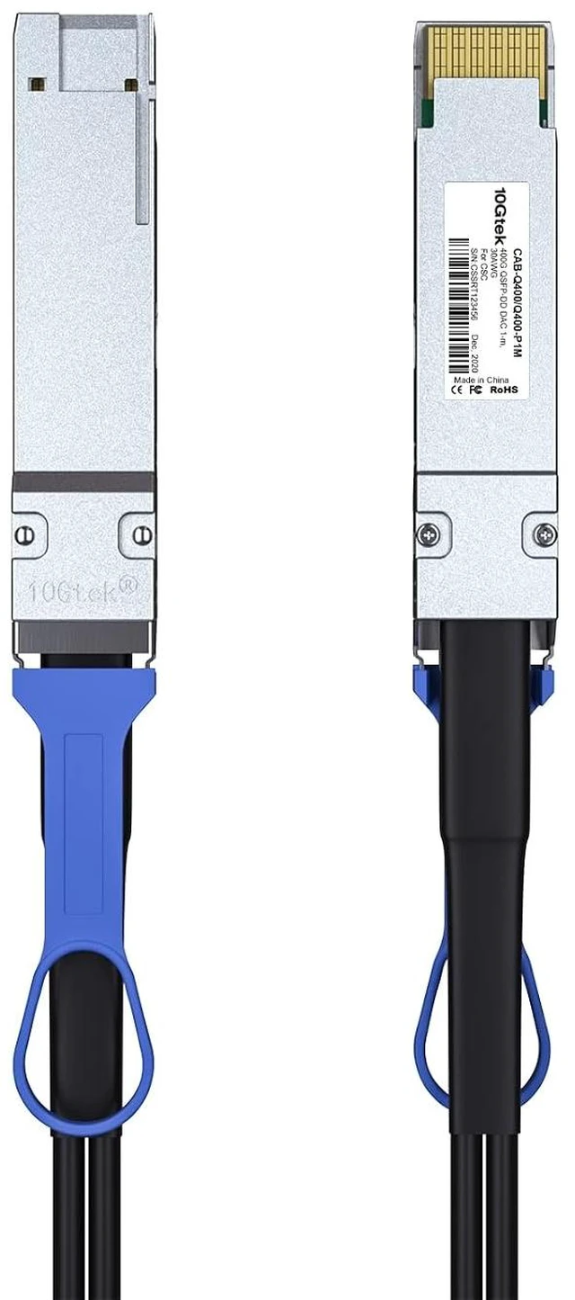 Alt view image 4 of 6 - 400GBASE QSFP-DD to QSFP-DD Passive Direct Attach Copper Twinax Cable for Mellanox MCP1660-W003E26, 3-Meter(10ft)
