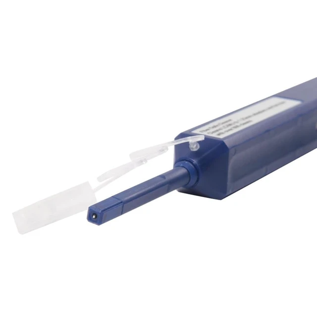 Alt view image 4 of 7 - Fiber Optic connectors Cleaner Pen, FTTH Fiber Optic Connector Clean Swabs & Endface Fiber Optic Cleaning Sticks Wipes Tools for 1.25mm LC/MU UPC/APC Ferrules Push Type, 800+ Single Click