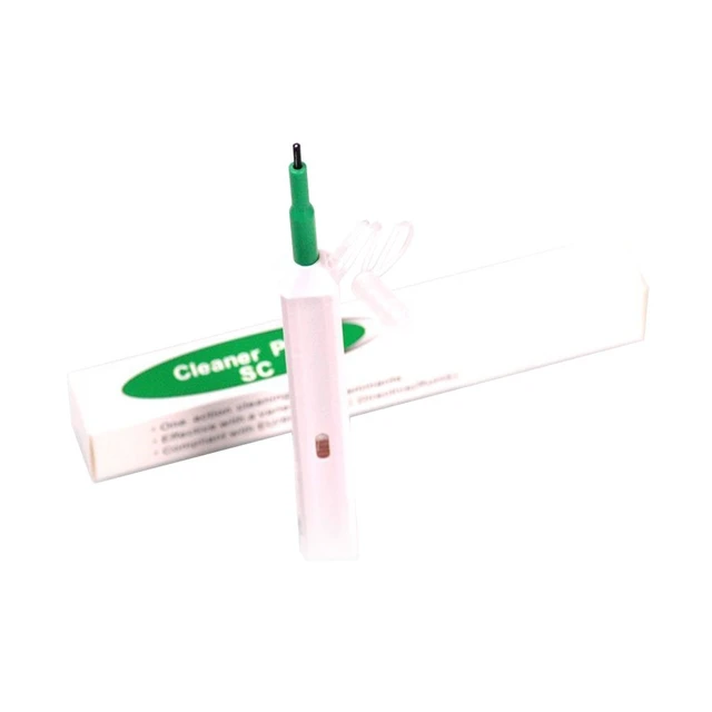 Alt view image 2 of 7 - Fiber Optic connectors Cleaner Pen, FTTH Fiber Optic Connector Clean Swabs & Endface Fiber Optic Cleaning Sticks Wipes Tools for 2.5mm SC/ST/FC Ferrules Push Type, 800+ Single Click