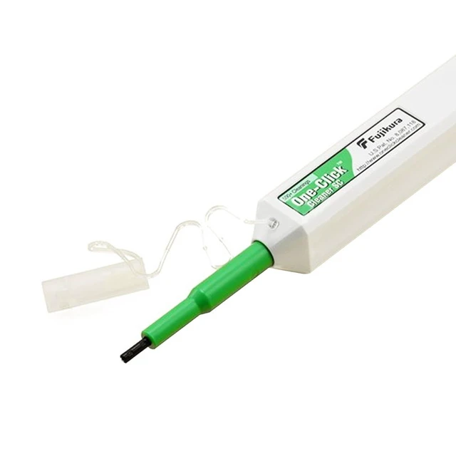 Alt view image 3 of 7 - Fiber Optic connectors Cleaner Pen, FTTH Fiber Optic Connector Clean Swabs & Endface Fiber Optic Cleaning Sticks Wipes Tools for 2.5mm SC/ST/FC Ferrules Push Type, 800+ Single Click