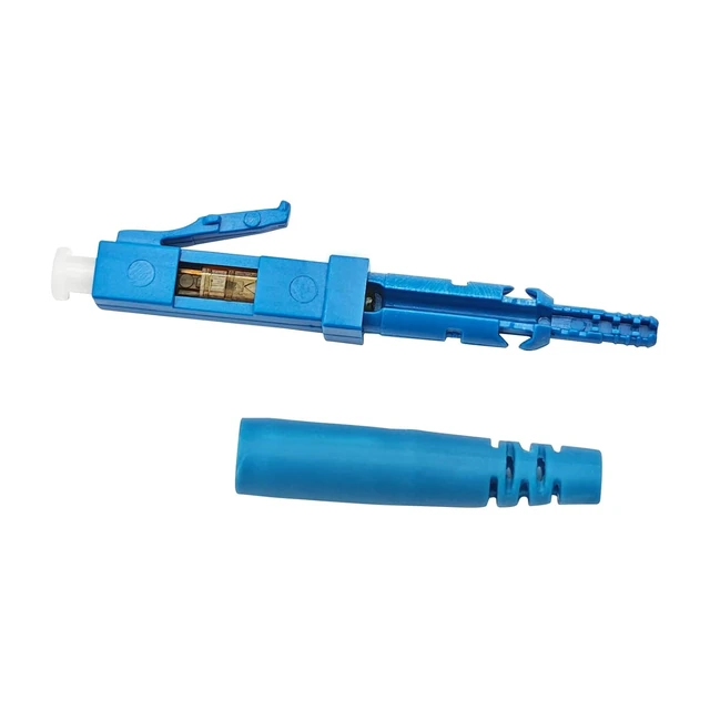 Alt view image 2 of 6 - LC-UPC Optical Fiber Quick Connector, Applicable for Quick Assembly 250/900m or 2.0/3.0mm singlemode Fiber Cable, for CATV, PON, and Long-haul Networks.Pack of 10