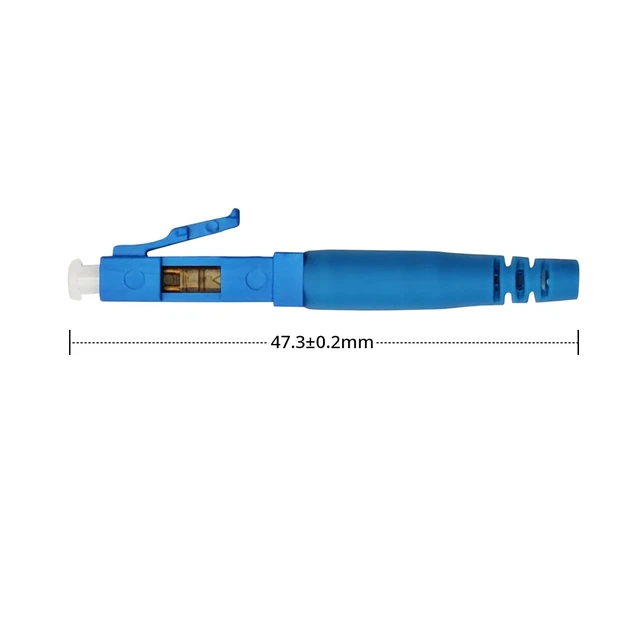 Alt view image 4 of 6 - LC-UPC Optical Fiber Quick Connector, Applicable for Quick Assembly 250/900m or 2.0/3.0mm singlemode Fiber Cable, for CATV, PON, and Long-haul Networks.Pack of 10