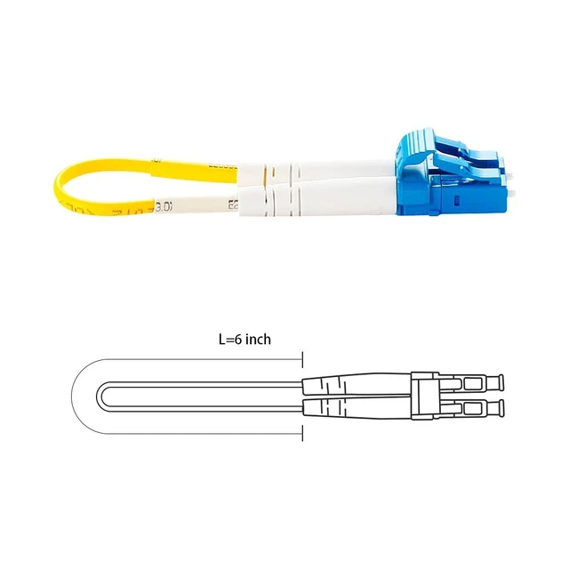 Alt view image 4 of 5 - LC Fiber Optic Loopback Adapter, OS2 Singlemode 9/125m Test Plug