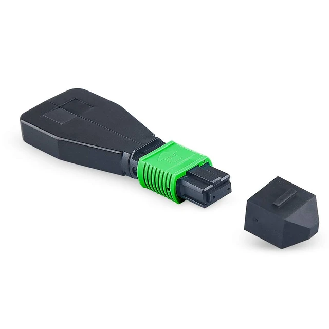 Alt view image 6 of 6 - OS2 MPO Fiber Optic Loopback Adapter, 12-Core 9/125m Test Plug