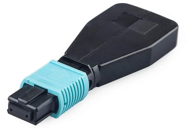 Main image of MPO Fiber Optic Loopback Adapter, 12-Core OM3 50/125m Test Plug