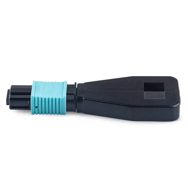 Alt view image 4 of 6 - MPO Fiber Optic Loopback Adapter, 12-Core OM3 50/125m Test Plug