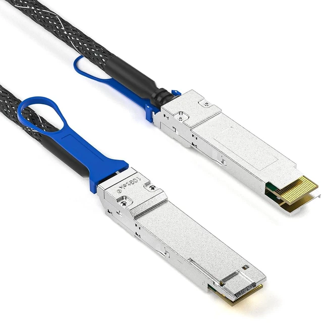 Alt view image 2 of 6 - 200GbE QSFP-DD to QSFP-DD (8CHx25G to 8CHx25G) DAC, 3-Meter