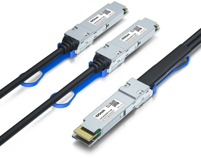 Main image of 200GbE to 2x100GbE Splitter DAC, QSFP-DD to 2xQSFP28 (8CHx25G to 2x4CHx25G), 2-Meter