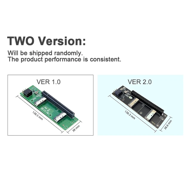 Alt view image 2 of 7 - Dual MCIO (74pin) to PCIe x16 Female Adapter, PCIe 5.0 Gen5 GPU Expansion Card, Supports High-Bandwidth GPUs & Accelerators for Workstations/Servers
