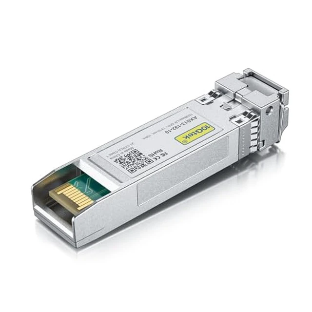 Alt view image 4 of 6 - 1 Pack of 1-Meter LC to LC OS2 Fiber Patch Cable & 1 Pack of 10GBase-LR SFP+ Transceiver