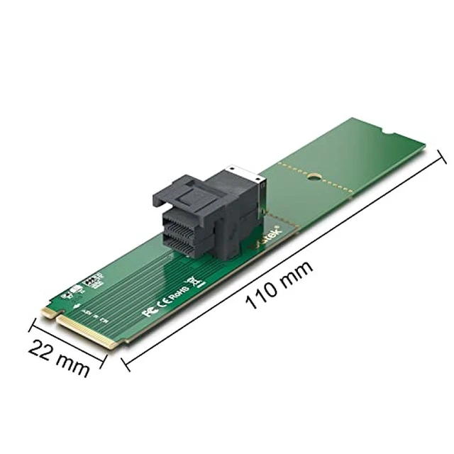 Alt view image 5 of 6 - M.2/8643 Adapter + 8643/U.2 Cabel 0.5m