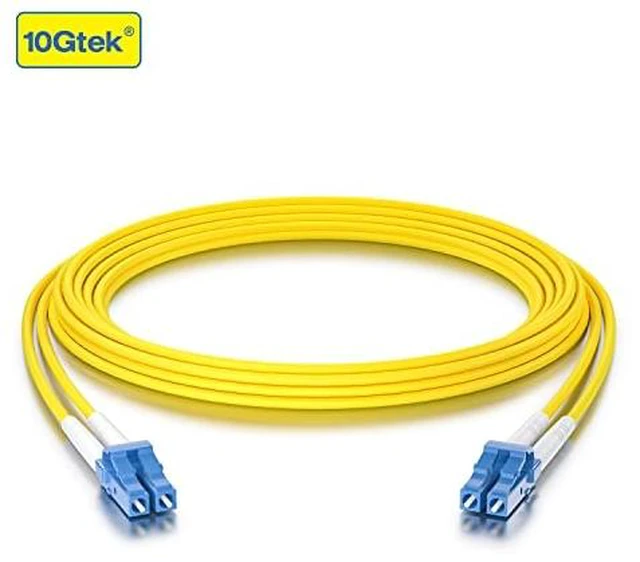 Alt view image 7 of 7 - 1 Pack of 1-Meter LC to LC OS2 Fiber Patch Cable & 1 Pack of 10GBase-LR SFP+ Transceiver