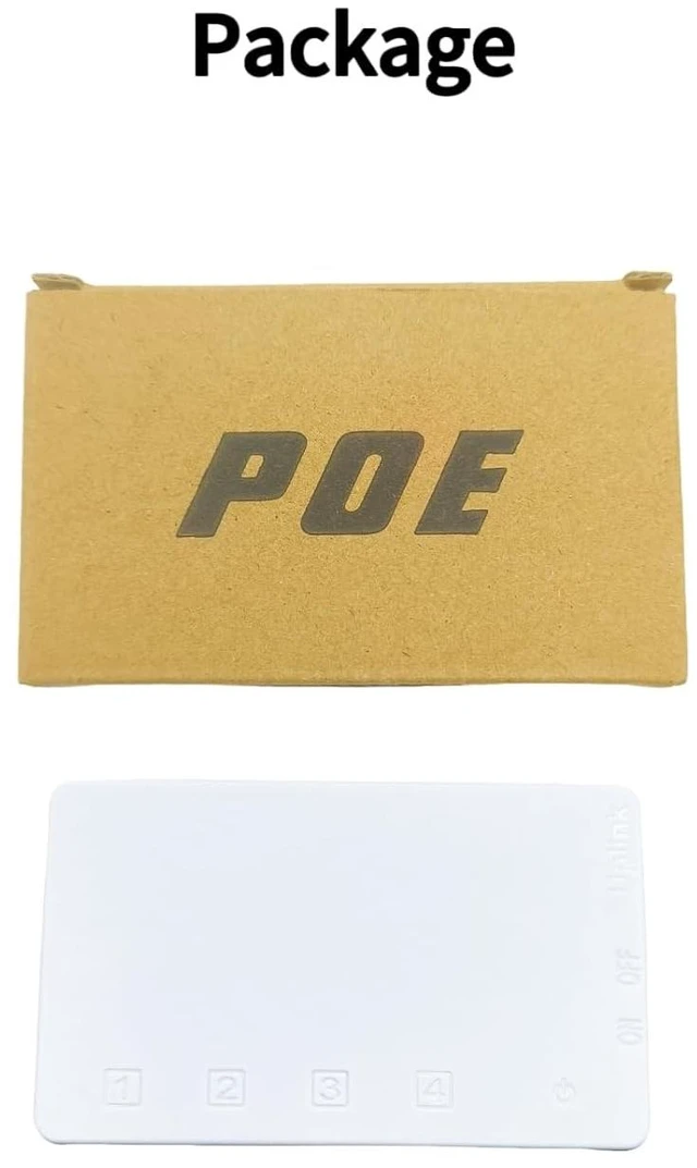Alt view image 7 of 7 - PoE Extender, 1 in 4 Out PoE Extender Support IEEE 802.3af/at with 10/100Mbps, Plug&Play