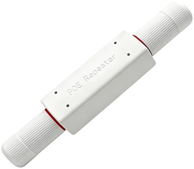 Main image of Outdoor PoE Repeater, Waterproof PoE,1 in 1 Out PoE Repeater,Support IEEE 802.3af/at with 10/100Mbps, Plug&Play