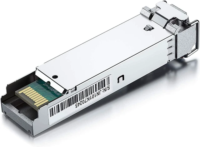 Alt view image 5 of 7 - 1.25G SFP 1000Base-SX Compatible with HPE JD118B/JD493A/JD118A/JC876 & 1-Pack of 1-Meter OM3 LC to LC Fiber Patch Cable