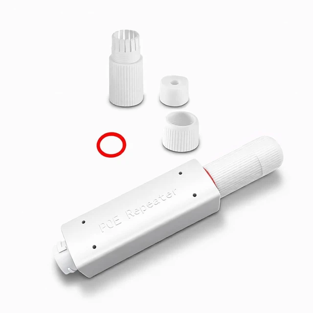 Alt view image 2 of 7 - Outdoor PoE Repeater, Waterproof PoE,1 in 1 Out PoE Repeater,Support IEEE 802.3af/at with 10/100Mbps, Plug&Play