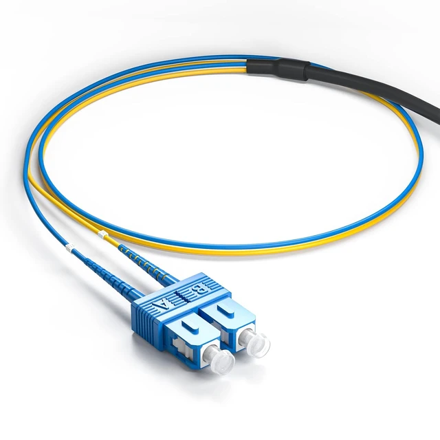 Alt view image 3 of 4 - Base Station Optical Cable Assembly, SC to LC, 9/125um, SMF, Duplex, 66 ft/20 m