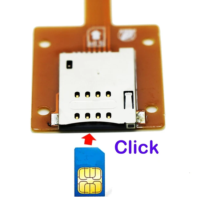 Alt view image 3 of 4 - Nano SIM 3G 4G Card Male to Standard UIM SIM Female Extension Flat FPC Cable Extender 15cms,Compatible with iPhone 5-11