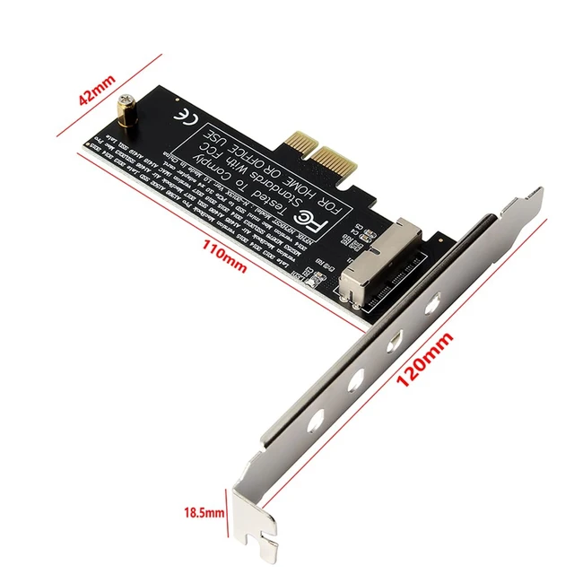 Alt view image 7 of 7 - NGFF M.2 nVME SSD Adapter Card and PCIe 1X Reader Card for Upgrade MacBook Air(2013-2016 Year) and MacBook PRO(Late 2013-2015 Year)